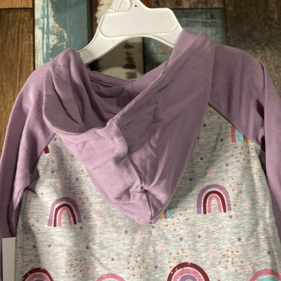 Robeez purple hooded rainbow onsie - Picture 14 of 16